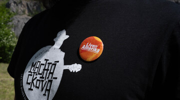Placka "Live in Amerika" 