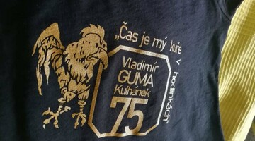 Tričko Vladimír Guma Kulhánek 75 dámské - černé   - náhled